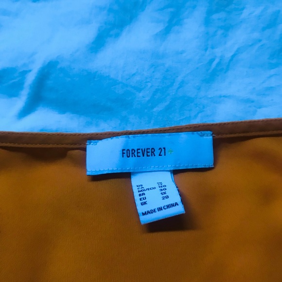 🪴Forever 21 Yellow Blouse - Picture 3 of 3